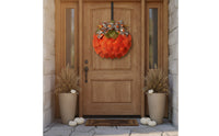 Pumpkin Wreath Farmhouse Porch Decor Outdoor Decorations for Wall