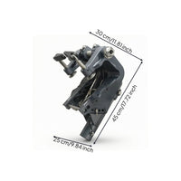Swivel Bracket with Transom Clamp Assembly Hinged Transom Clamp Assembly Heavy-Duty Mount for Boat Owners