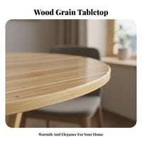 Round Folding Table Foldable Round Wood Folding Table Space-Saving for Restaurant Owners, Homeowners, Banquets, Parties, Weddings