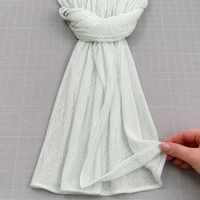 ALOLITA Dotted Mesh Fabric Anti-Static Jacquard Netting for Apparel and Decor