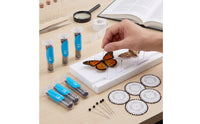 300 Pieces Pins with Tubes Assorted Sizes Stainless Steel Pins Reusable for Hobbyists, Students, Entomology Labs