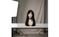 Sleek Skin Look PVC Half Head Bust for Photo Photography