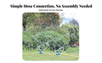 Easy to Install Garden Watering Spray Set No Electricity Required Outdoor Cooling Mist System Multi-Functional for DIY Enthusiasts, Backyard