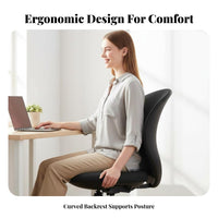 Ergonomic Task Chair Height Adjustable Mesh spine rotate Chair Sturdy Construction Office Furniture for Students, Adults, Study Room, Workspace