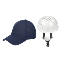 Perforated Safety Cap with Chin Strap Breathable Bump Cap with Chin Strap Lightweight Summer for Workers, Commuters, Outdoor Work, Commuting