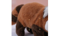 Raccoon Stuffed Toy Walking Raccoon Stuffed Animal Electric Stuffed Toy Interactive Battery-Operated for Children, Playroom