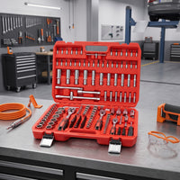 Ratchet Wrench Toolkit 72-Tooth Tool Case with Ratchet Wrench Sturdy-Shelled Tool Set with for Amateur Mechanics, Car Repair, Garage