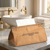Tissue Box Holder for Home Office and Car, Modern Minimalist Style Tissue Dispenser, Multi-purpose Bag Shape Design