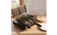 Double Sided Pan Non Stovetop Maker Easy to Clean Stovetop Sandwich Maker for Outdoor, Camping