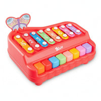 Toddler Piano Xylophone Musical Baby Piano Xylophone Percussion Instrument Interactive Educational for Toddlers, Playroom