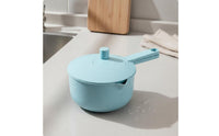Multifunctional Vegetable Water Extractor Large Capacity Manual Food Centrifuge Easy to Clean Kitchen Strainer Bowl Set for Meal Prep
