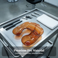 Perm Neck Tray Prevents Dripping Hair Perming Tray Thickened Create Hair Coloring Neck Basin for Hairdressers, Home Users, Barbershop, Beauty School