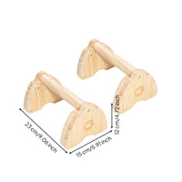 Wood Pushup Bars Wooden Wood Pushup Bars Compact Handles for Fitness Enthusiasts