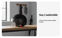 Electric Bike Helmet 3C Certified Motorcycle Half Helmet Four-Season Secure Equipment for Women, Commuters, Commuting