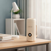 Electric Kettle Cup Insulated Portable Water Boiler Double-Wall for Dorm