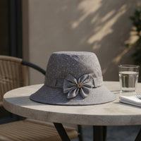 Women's Summer Sun Hat Breathable Bow Wide-Brim Hat Foldable for Outdoor, Travel