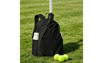 Tennis Backpack Side Pockets Pickleball Bag Drawstring Closure Tennis Racket Holder Bag for Women