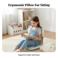 spine Support Plush Character Lounger Ergonomic Design children's Furniture Soft and Comfortable Floor Chair Lightweight for Toddlers, Students, Preschoolers, perusing Corner, on the Bed, Dorm Room, Playroom