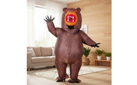 Inflatable Bear Costume Full Body Bear Character Costume Oversized Inflate Jumpsuit for Adults