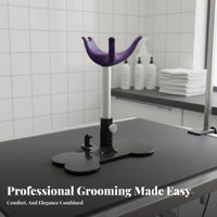 Long-Lasting Dog Grooming Stand Heavy Duty Pet Standing Aid Easy to Assemble No-Sit Haunch Holder Portable for Home Groomers, Beginners