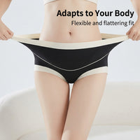 Hospital Bag Postpartum Underwear for Women with High Waist Belly Support, Maternity Knickers with Modal Material and Gusset