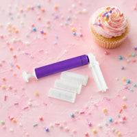 Manual Cake Violet Barrel Cake Translucent Cups Manual Decorating Tool