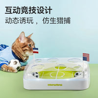 电动掏掏乐感应足球场踢球猫咪玩具弹力球解闷自嗨猫薄荷猫玩具