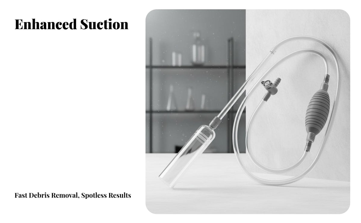 Fish Tank Water Changer Long Hose Fish Tank Siphon Cleaner Adjustable Current Control Aquarium Gravel Cleaner