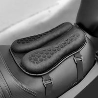 Waterproof Motorcycle Gel Seat Cushion Sun Protection Honeycomb Gel Seat Cushion Cooling Effect Pressure Relief for Long-Distance Riders, Commuters, City Commuting, Road Trips