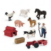 Realistic Plastic Animal Toy Freestanding Miniature Animal Model Sturdy Figurine Bright for Children, Tabletop Display, Classrooms
