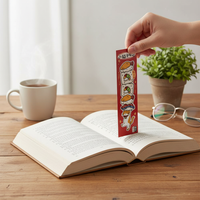 Cute Cartoon Cat Shaped Paper Bookmark for Books