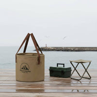 Multi-Use Folding Water Container Large Capacity Collapsible Water Container Space-Saving Portable Wash Tub Waterproof for Outdoor