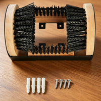 Floor-Mounted Shoe Brush Installation Screws Shoe-Cleaning Brush Non Damaging
