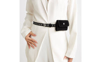 Belt Bag Retro Design Belt Pouch Decorative for Travel, Shopping, Women