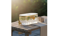 Refrigerator Drink Dispenser with Spigot Sloped Base Juice Container with for Party