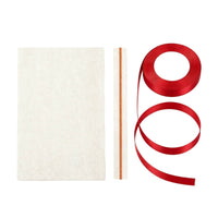 Bookbinding Kit with Binding Cloth DIY Bookbinding Kit with Ribbon Rolls Non-Acidic Bone Folder for Stationery Lovers, Book Repair, Scrapbooking