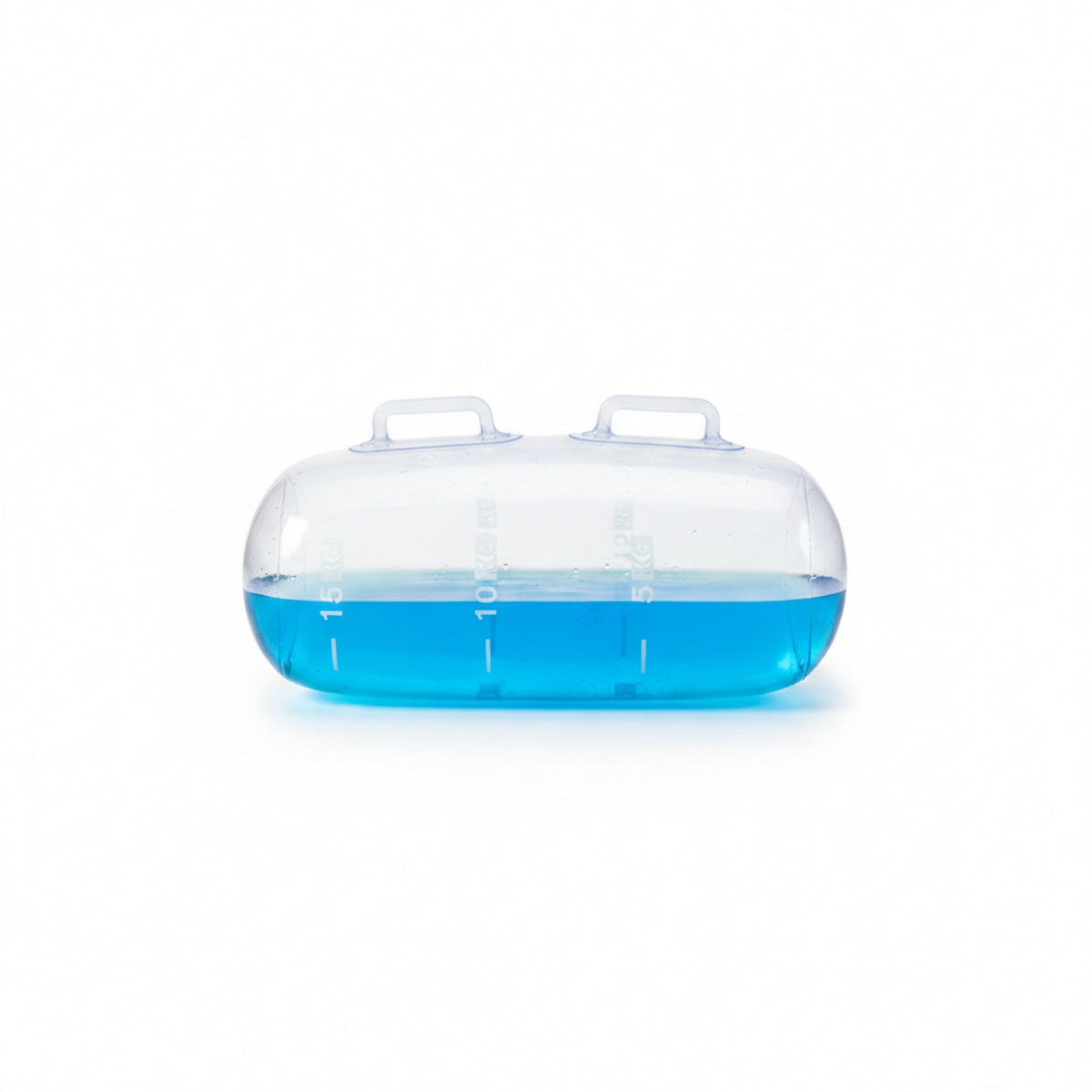 Transparent Portable Training Weight Bag Foldable Cylindrical Exercise Water Bag