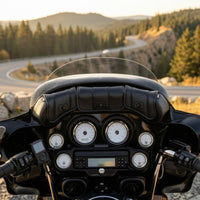 Slim Fairing Storage Bag Quick-Access Windshield Bag with 3 Pockets Secure