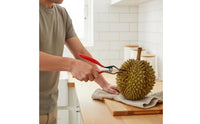 Easy Access Durian Opener Quick Opening Durian Cutting Pliers Labor-Saving Safe Grip for Kitchen