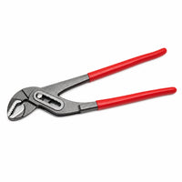 Sliding Adjustment Quick-Adjustable Plier Red Handles Angled Jaw Plier