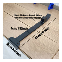 Floor Installation Pull Bar Heavy-Duty Flooring Pull Bar Hand Tool Steel Professional for Installers, Home Renovation