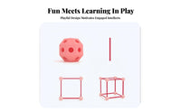 Educational Castle Construction Toy Easy to Build DIY Play Structure Safe & Long-Lasting for Preschoolers, Playroom