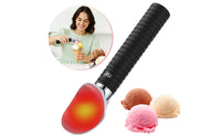 Automatic Shut-Workplace Cream Scoop with LED Display Smart Electric Ice Cream Scoop Rechargeable Heavy-Duty for Kitchen