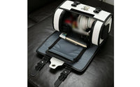 Motorcycle Rear Seat Bag Water Resistant Vintage Motorcycle Saddlebag Large Capacity Vehicle Storage for Motorcyclists