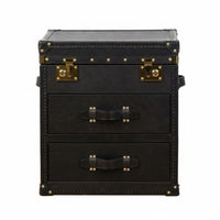 Suitcaseaesthetic End Table Vintage Design Bedside Storage Table British-in the design of
