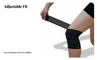 High Elasticity Elastic Compression Bandage Breathable Adjustable Joint Strap Multifunctional Use for Men, Fitness Enthusiasts, Workout, Gym