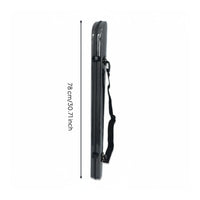 Violin Viola Cello Double Bow Case Waterproof Carbon Fiber Bow Case Shockproof Instrument Gear for Cellists, Travel, Practice