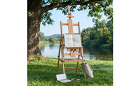 Portable Adjustable Art Easel Sturdy Foldable Easel Upright Heavy-Duty for Painters