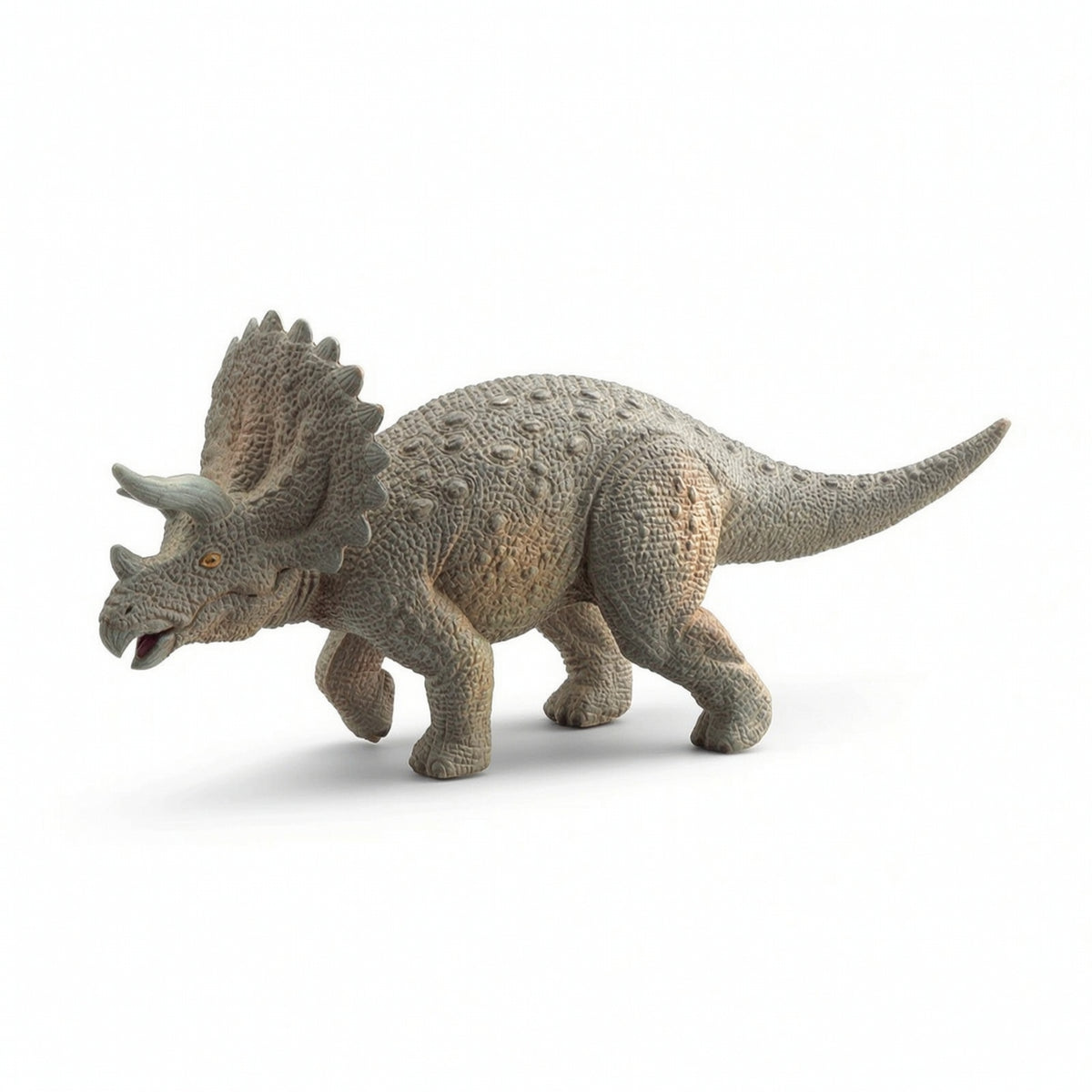 Triceratops Figurine Hand-Painted Triceratops Figure Dinosaur Figurine Lifelike Dinosaur Toy Textured for Collectors