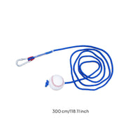 Solo Baseball Training Rope Convenient Tethered Baseball Coach Compact Rope Batting Coach Lightweight for Backyard